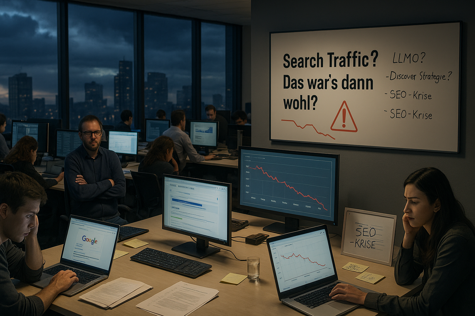 Search-Traffic weg. Zwischen Doomsday und Optimismus